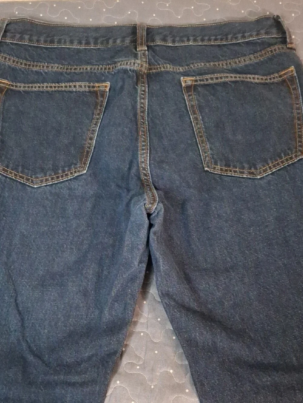 Old Navy Straight Men's Dark Blue Denim Jeans size 36 x 30
